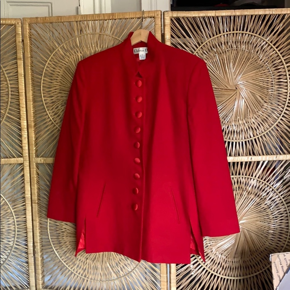 Vintage Dior wool women’s skirt suit